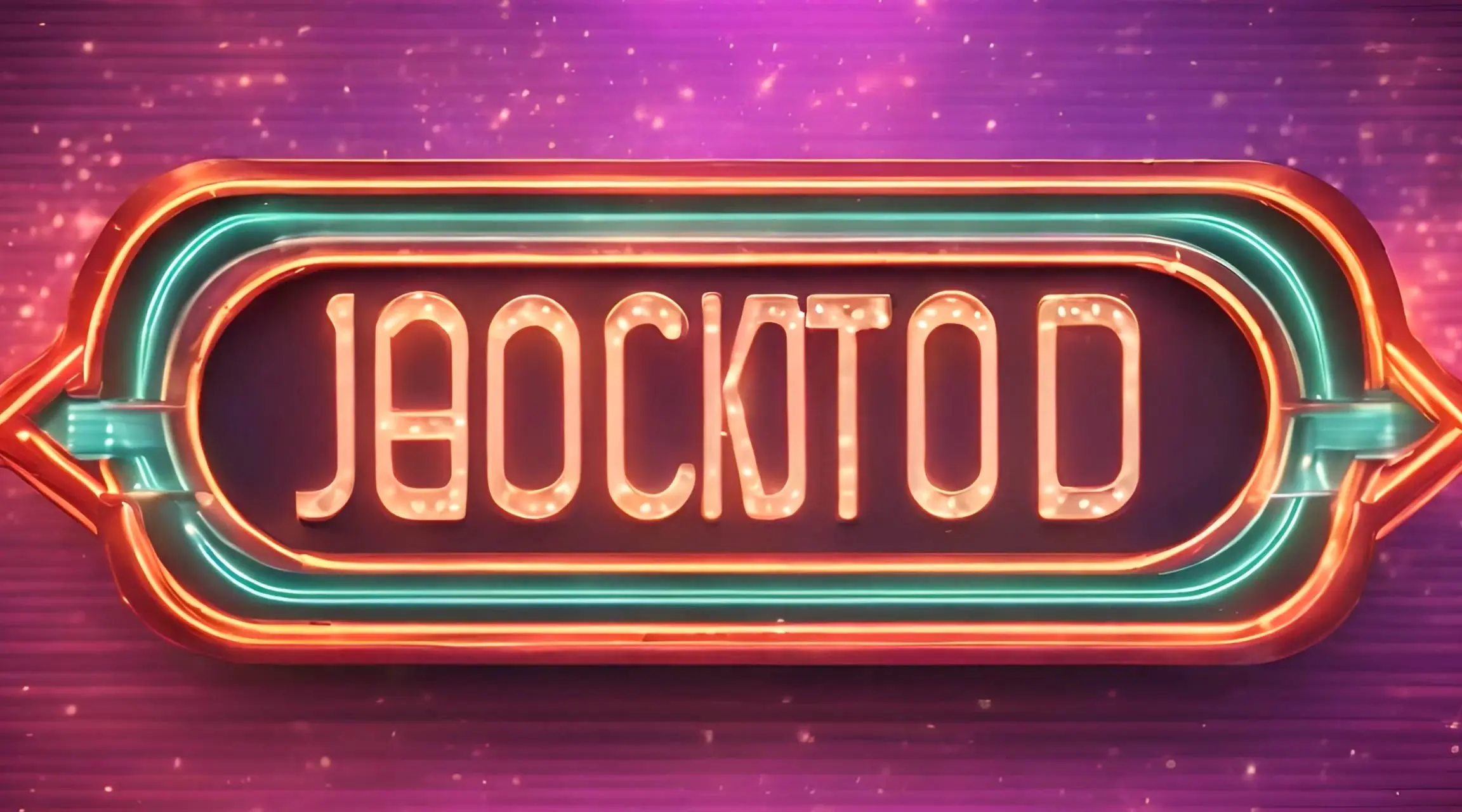Vintage Style Colorful Neon Sign